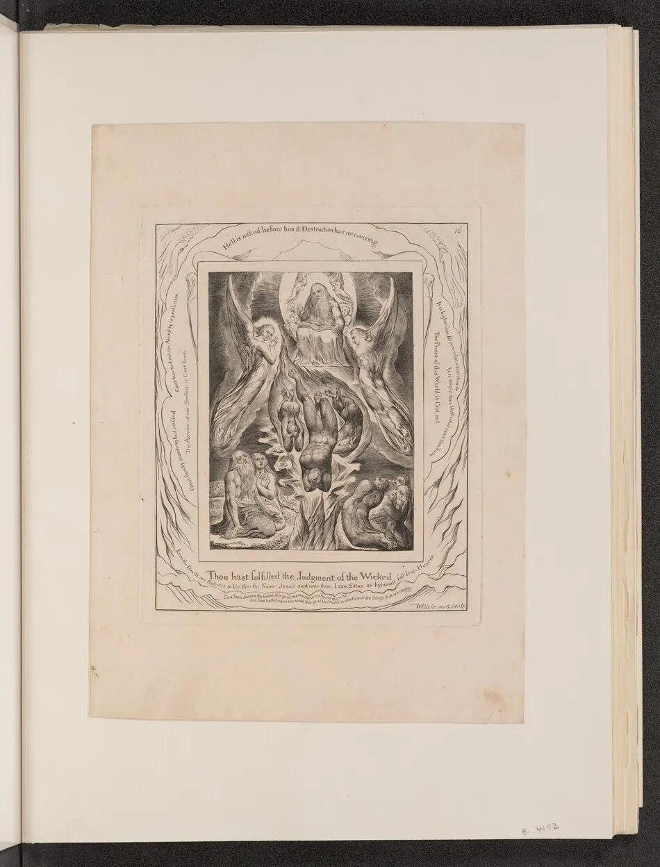 The Fall of Satan by William Blake
