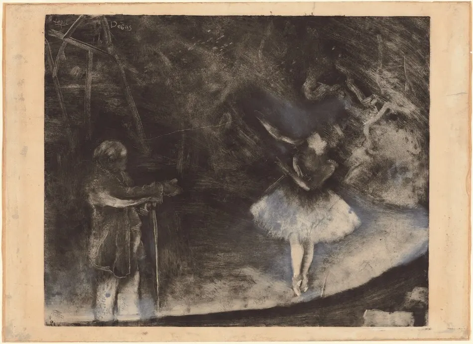The Ballet Master by Edgar Degas