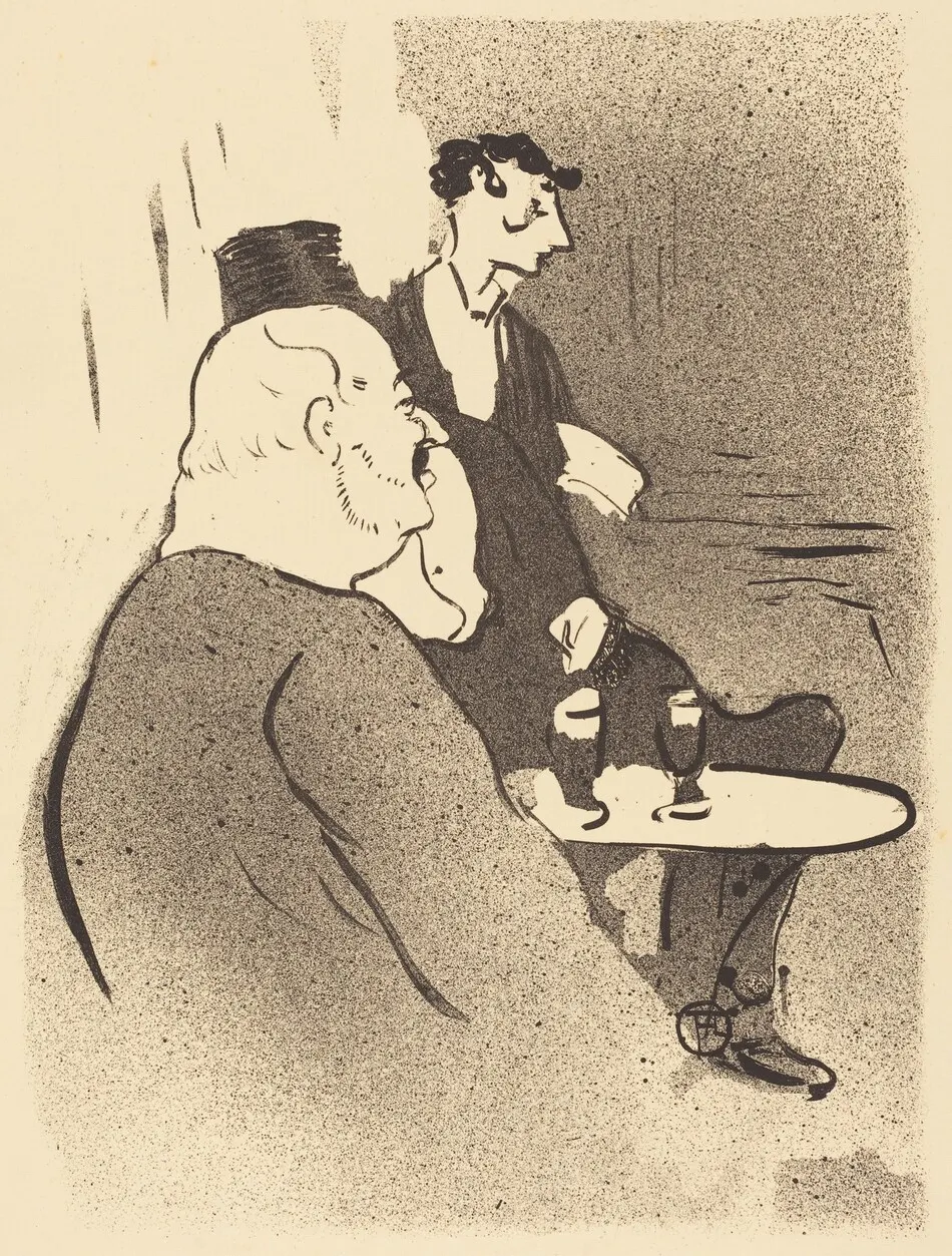 Ducarre at the Ambassadeurs (Ducarre aux ambassadeurs) by Henri de Toulouse-Lautrec