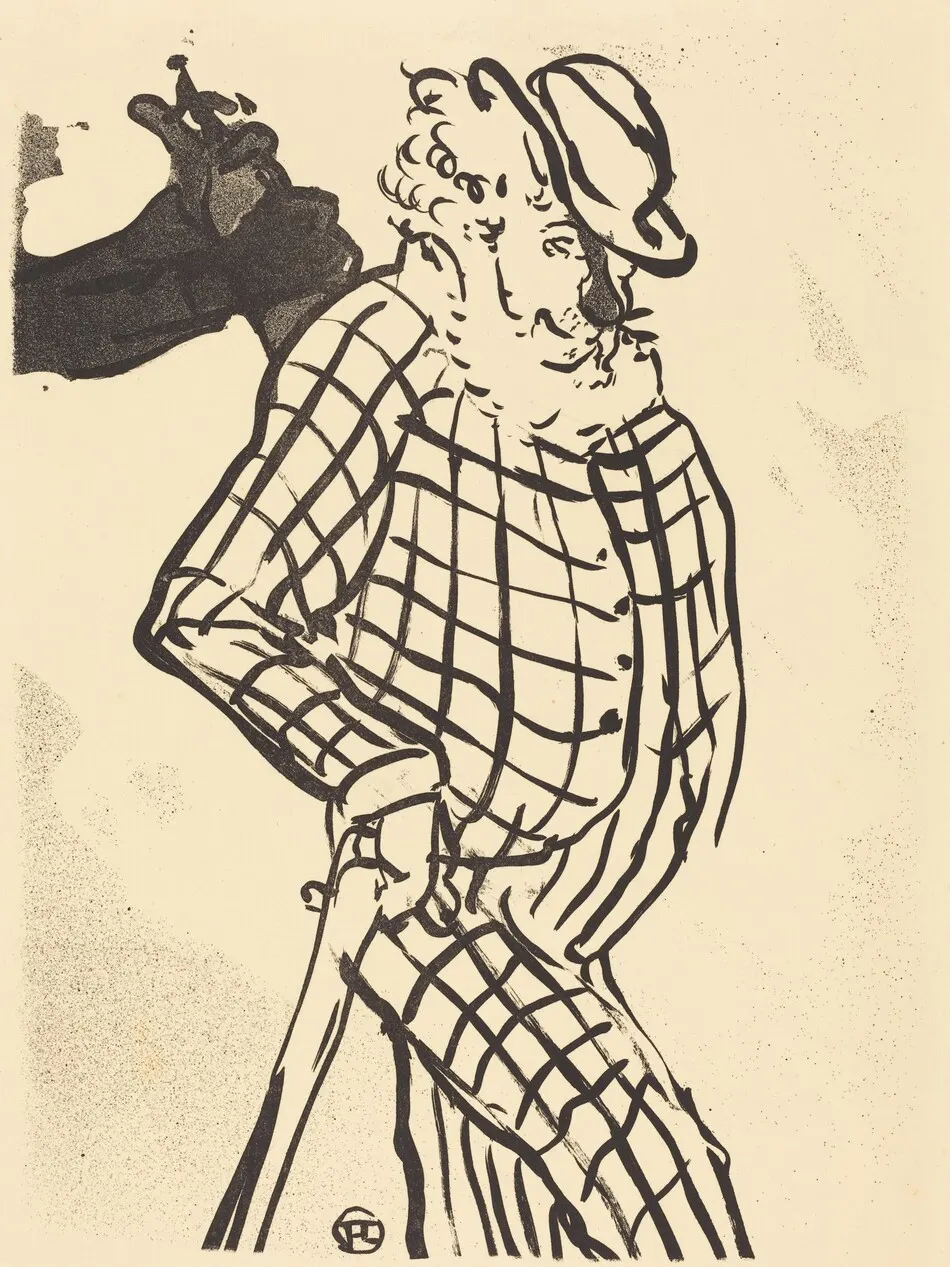 American Singer (Chanteur américain) by Henri de Toulouse-Lautrec