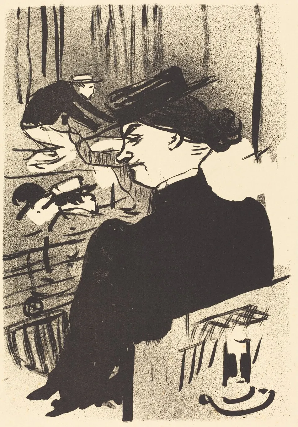 A Spectator (Une spectatrice) by Henri de Toulouse-Lautrec