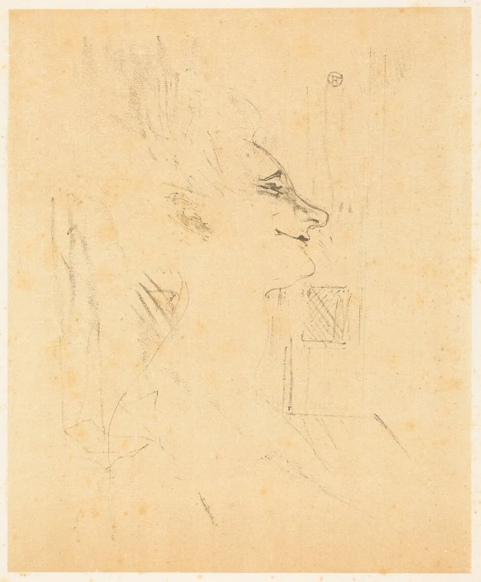 Drunkard (Soularde) by Henri de Toulouse-Lautrec