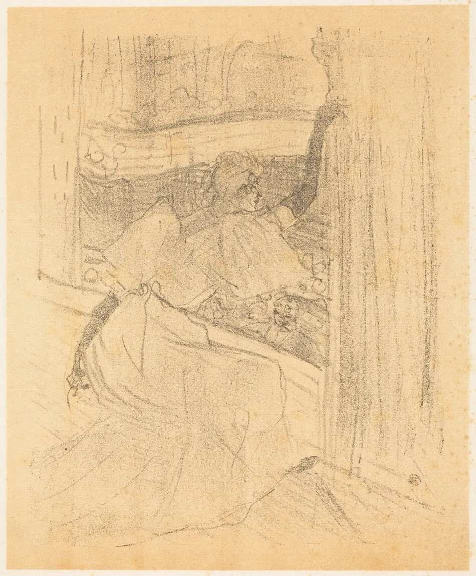 Bowing to the Audience (Saluant le public) by Henri de Toulouse-Lautrec