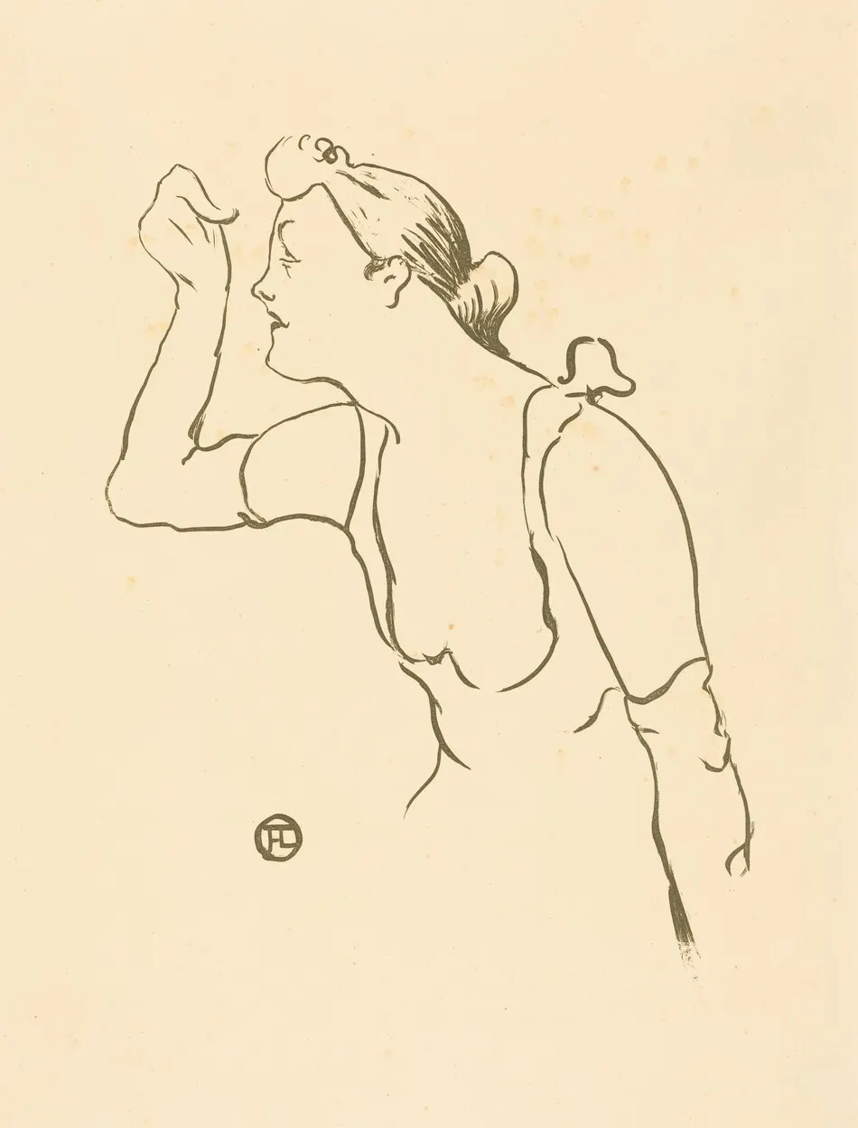 Paula Brébion by Henri de Toulouse-Lautrec