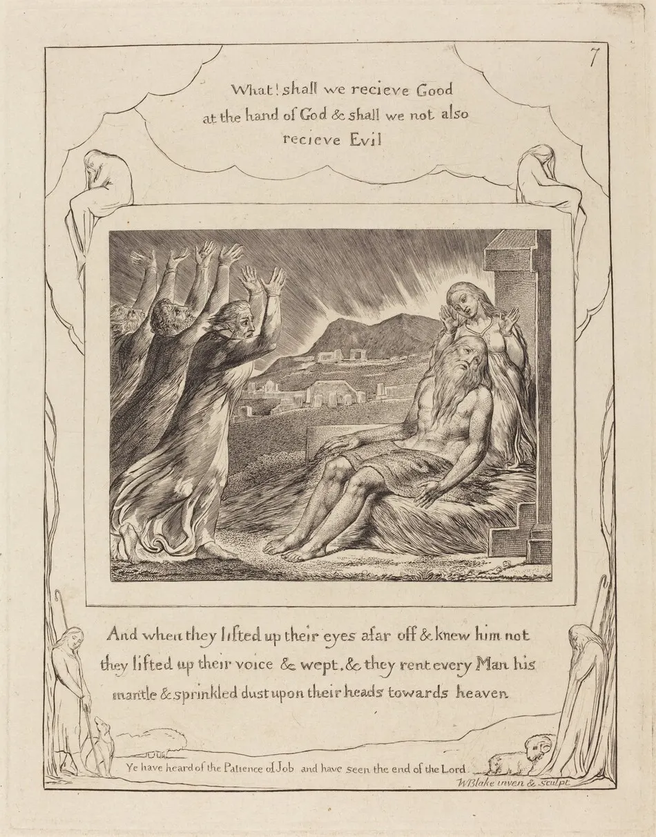 Job's Comforters by William Blake
