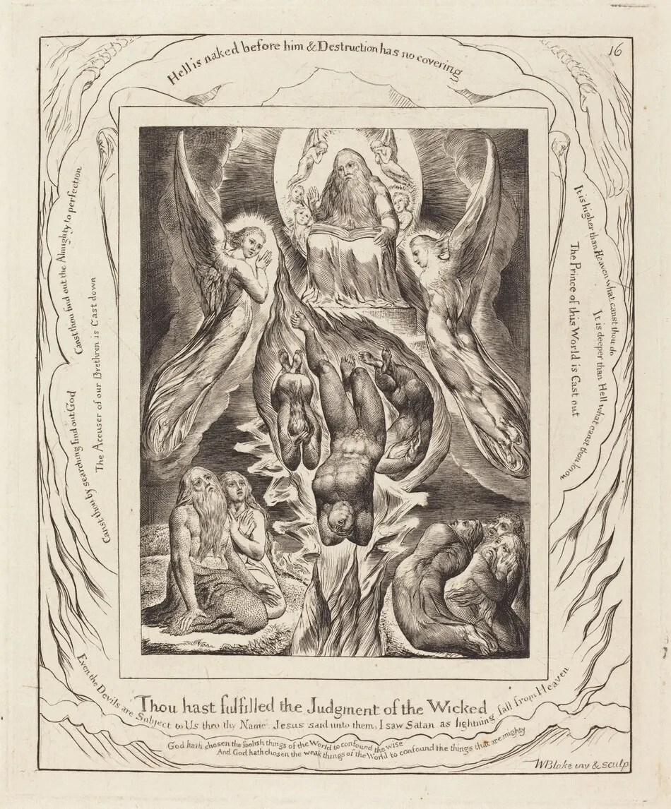 The Fall of Satan by William Blake