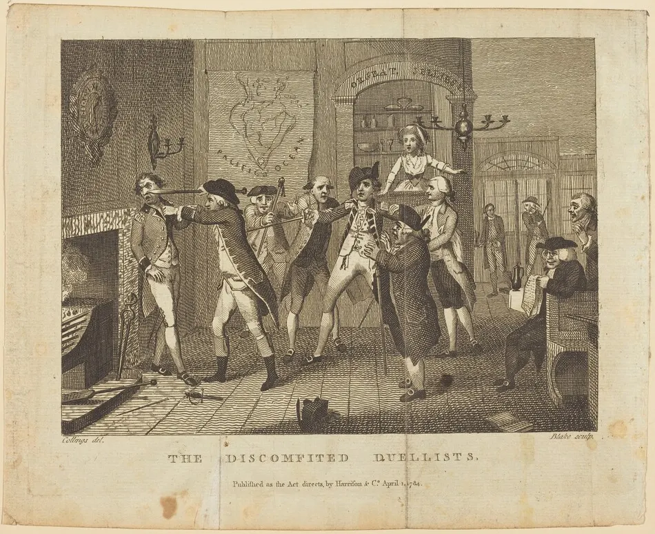 The Discomfited Duellists by William Blake