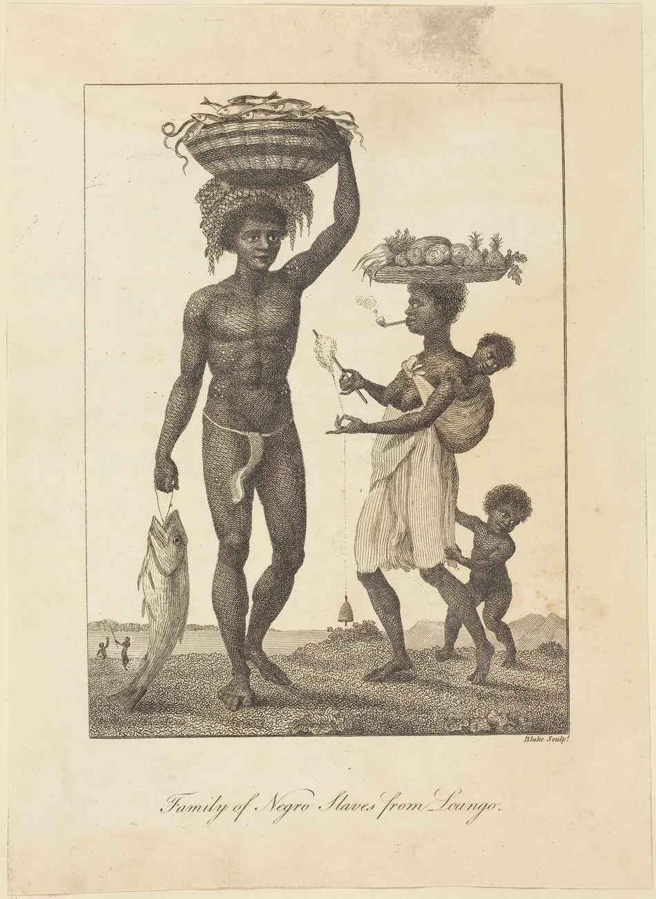 Family of Negro Slaves from Loango by William Blake