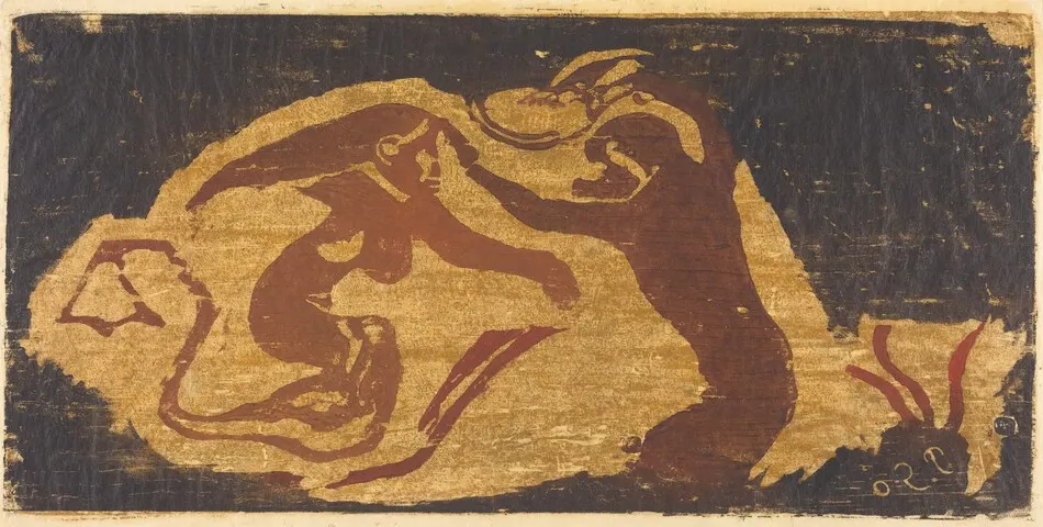The Mermaid and the Monkey by Paul Gauguin
