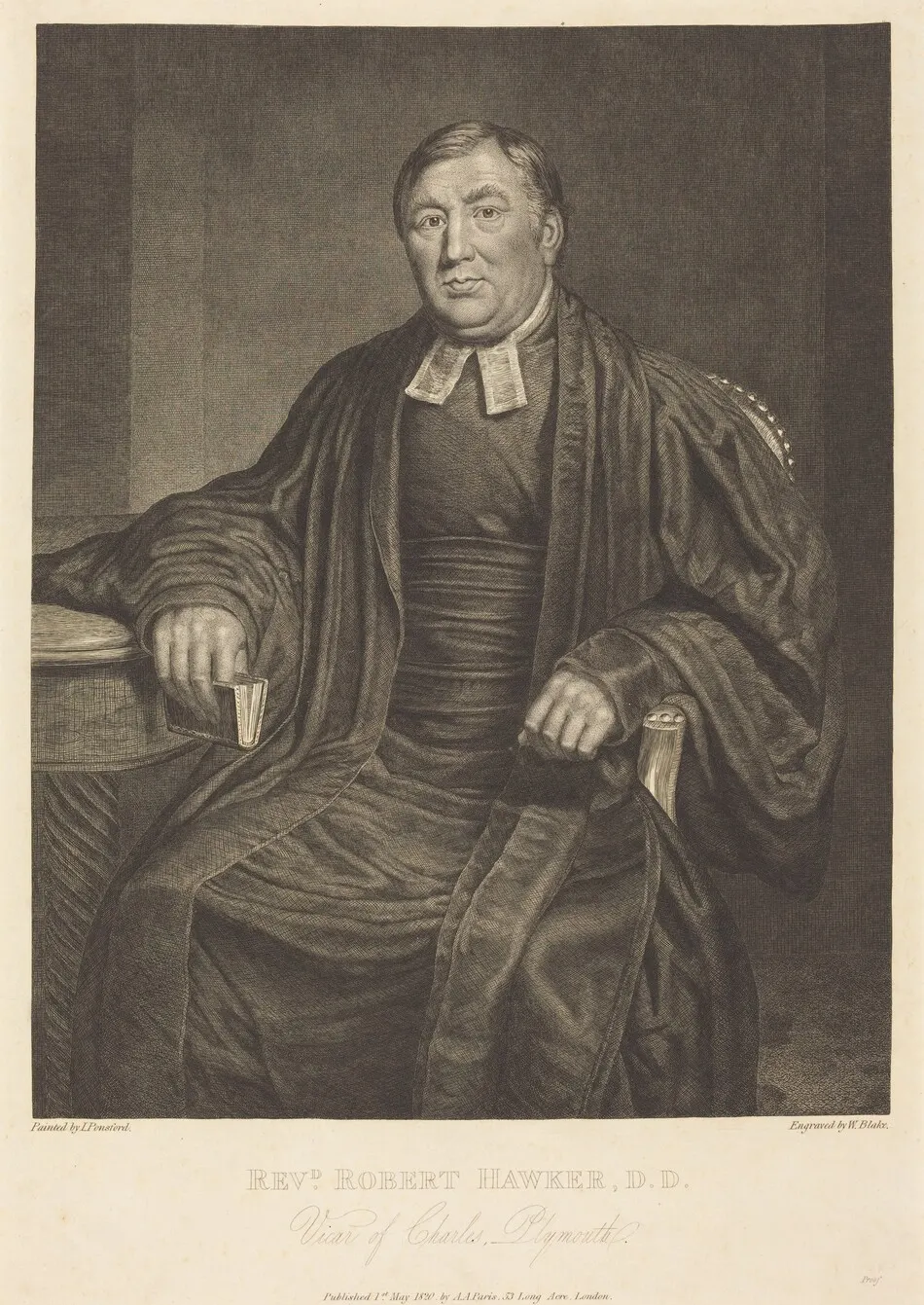 Reverend Robert Hawker, D.D. by William Blake