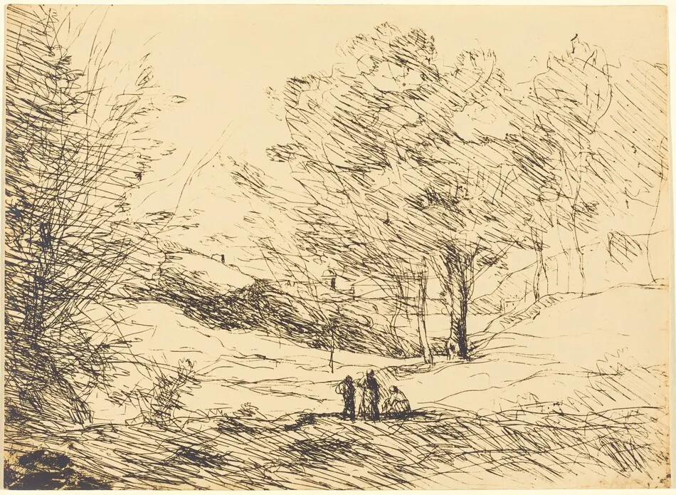Souvenir of Lake Maggiore (Souvenir du Lac Majeur) by Jean-Baptiste-Camille Corot