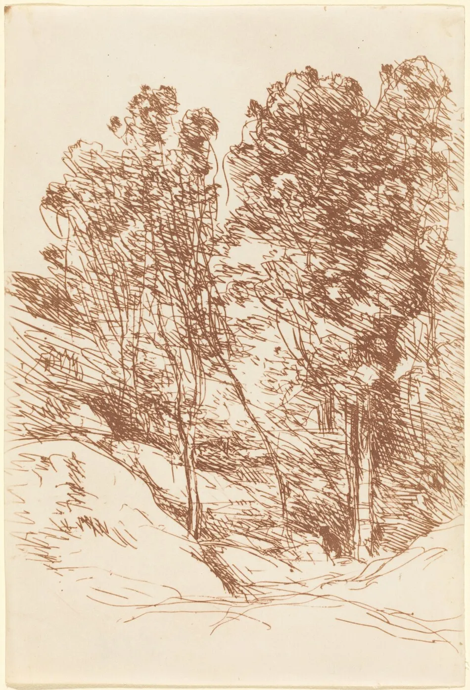 Souvenir of the Sole Valley (Souvenir de la Vallee de la Sole) by Jean-Baptiste-Camille Corot