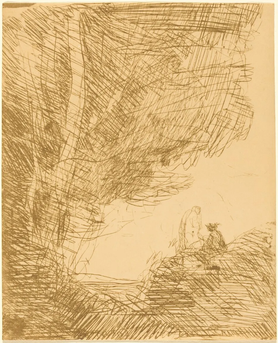 The Poet and His Muse (Le Poete et la muse) by Jean-Baptiste-Camille Corot