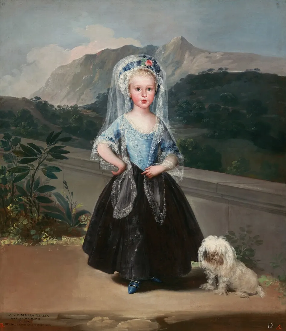 María Teresa de Borbón y Vallabriga, later Condesa de Chinchón by Francisco Goya