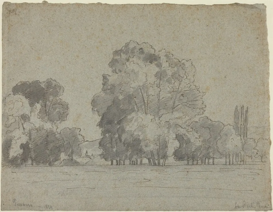 Grove of Trees by Camille Pissarro