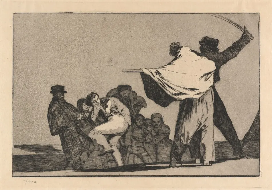 Disparate conocido (Well-Known Folly) by Francisco Goya