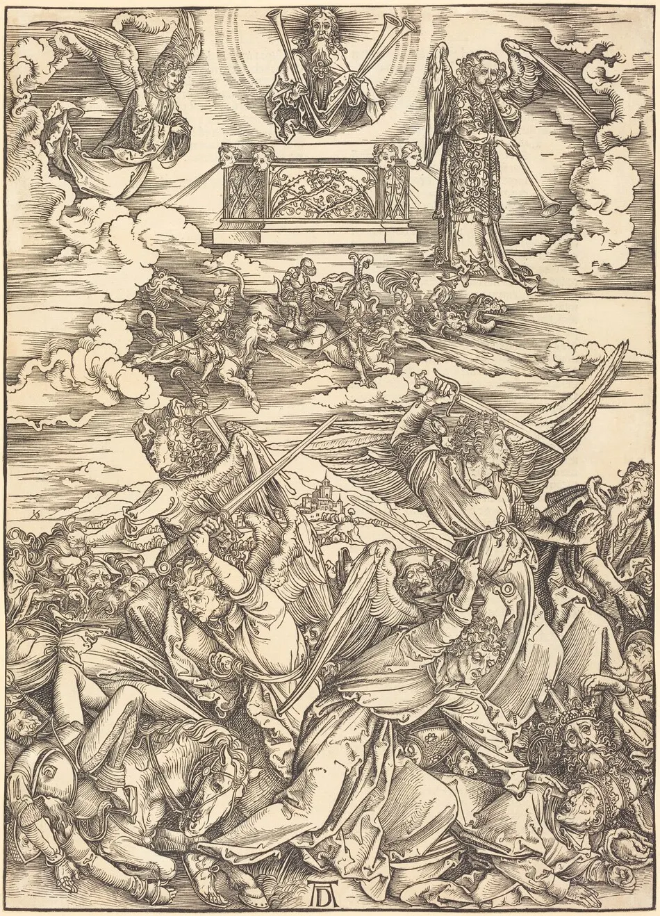 The Four Avenging Angels by Albrecht Dürer