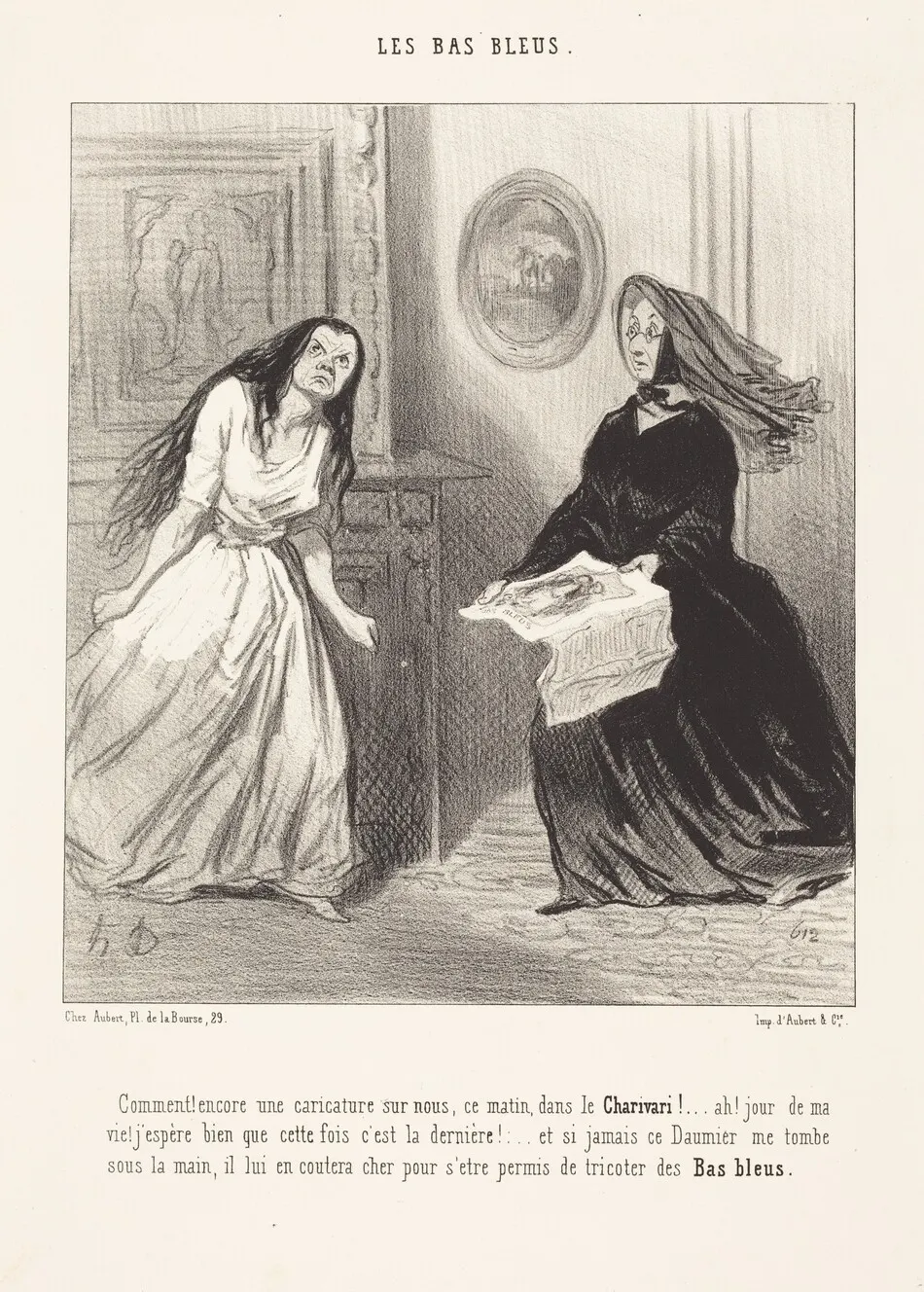 Comment! encore une caricature sur nous... by Honoré Daumier
