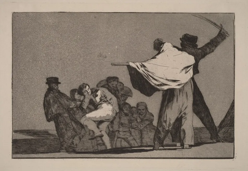 Disparate conocido (Well-Known Folly) by Francisco Goya
