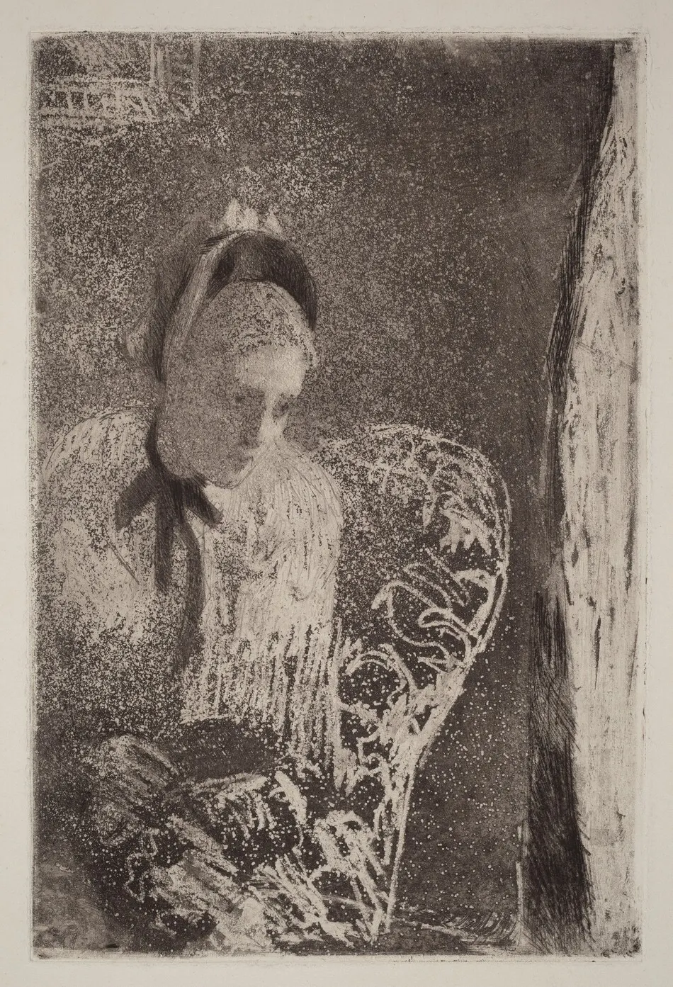 Waiting by Mary Cassatt