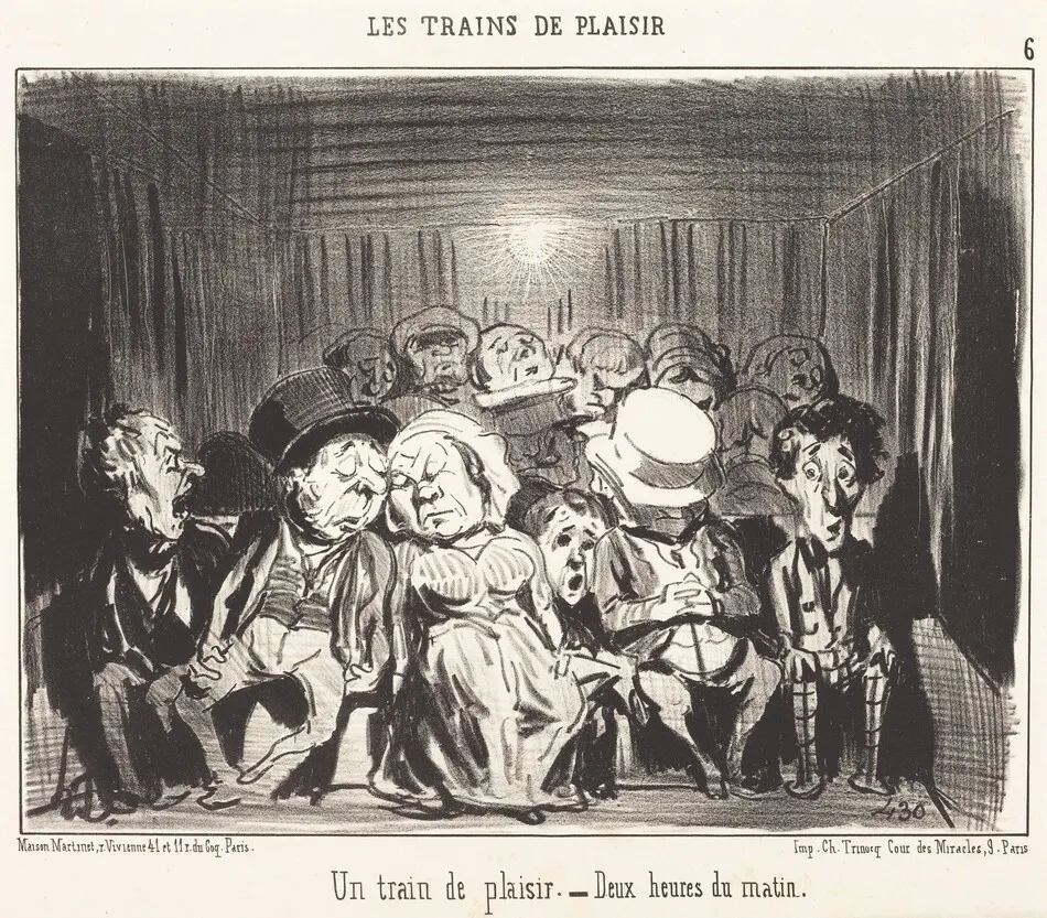 Un Train de plaisir by Daumier, Honoré