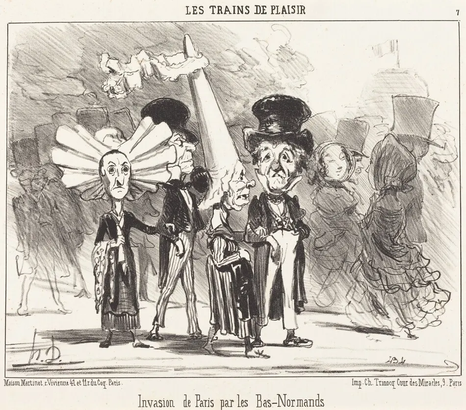 Invasion de Paris par les Bas-Normands by Honoré Daumier