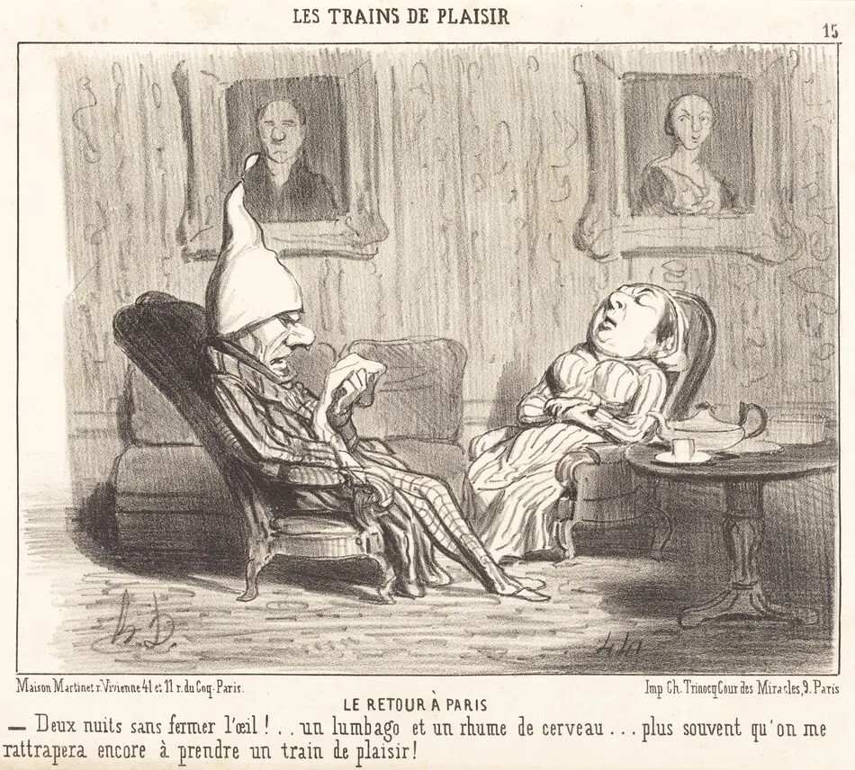 Le Retour a Paris by Honoré Daumier