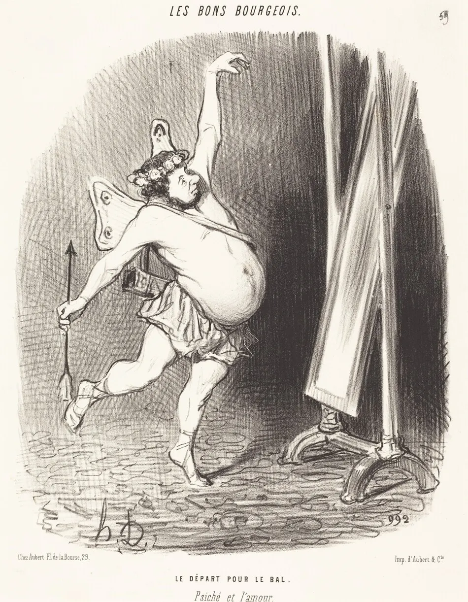 Le Départ pour le bal by Honoré Daumier