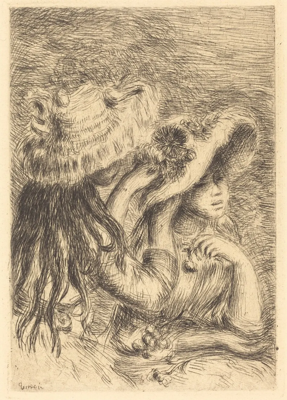 The Hat Pin (Le chapeau epingle) by Auguste Renoir