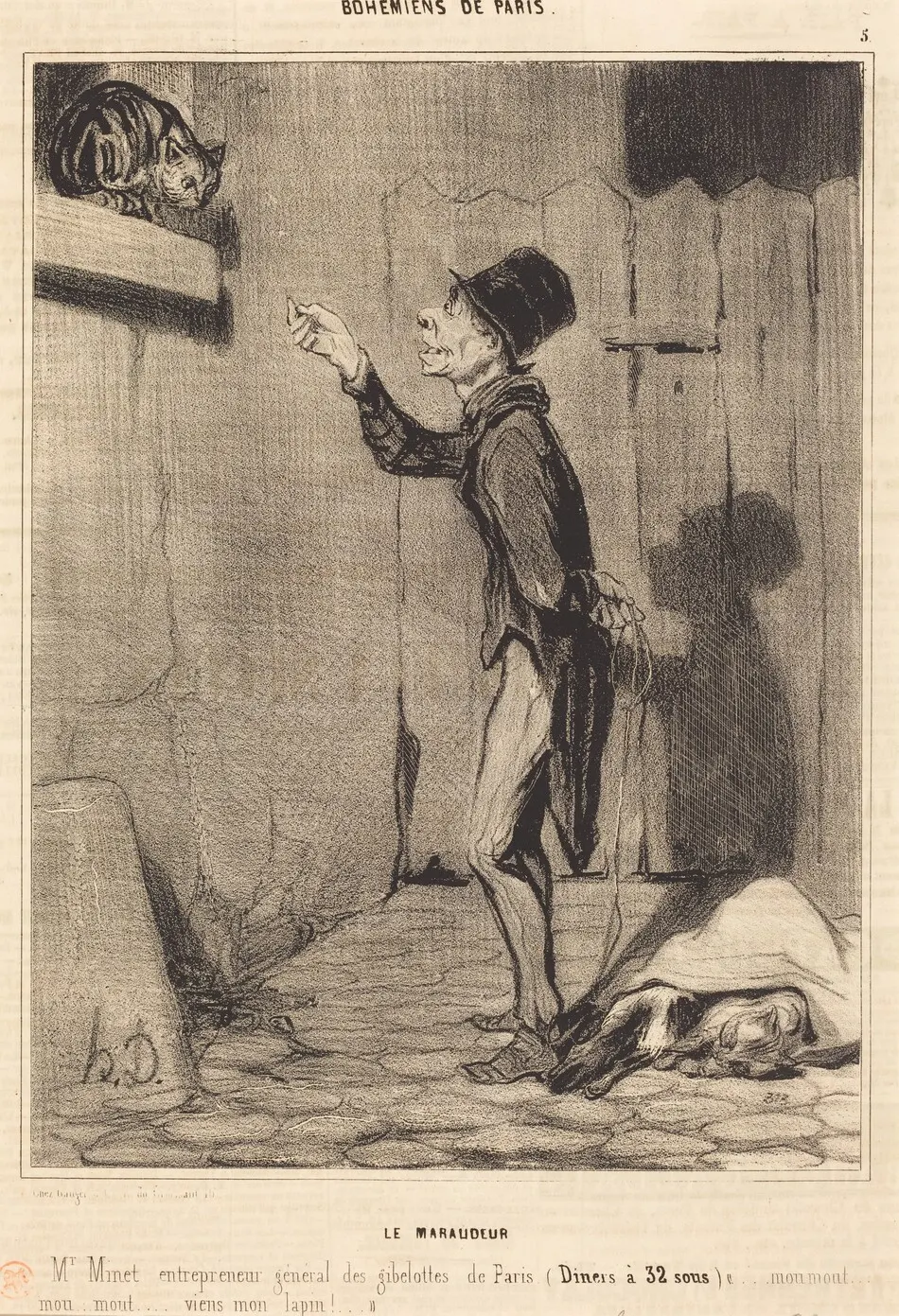 Le Maraudeur by Honoré Daumier