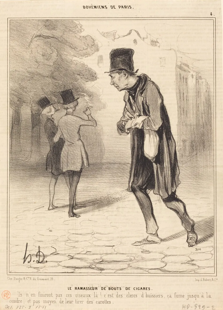 Le Ramasseur de bouts de cigares by Honoré Daumier