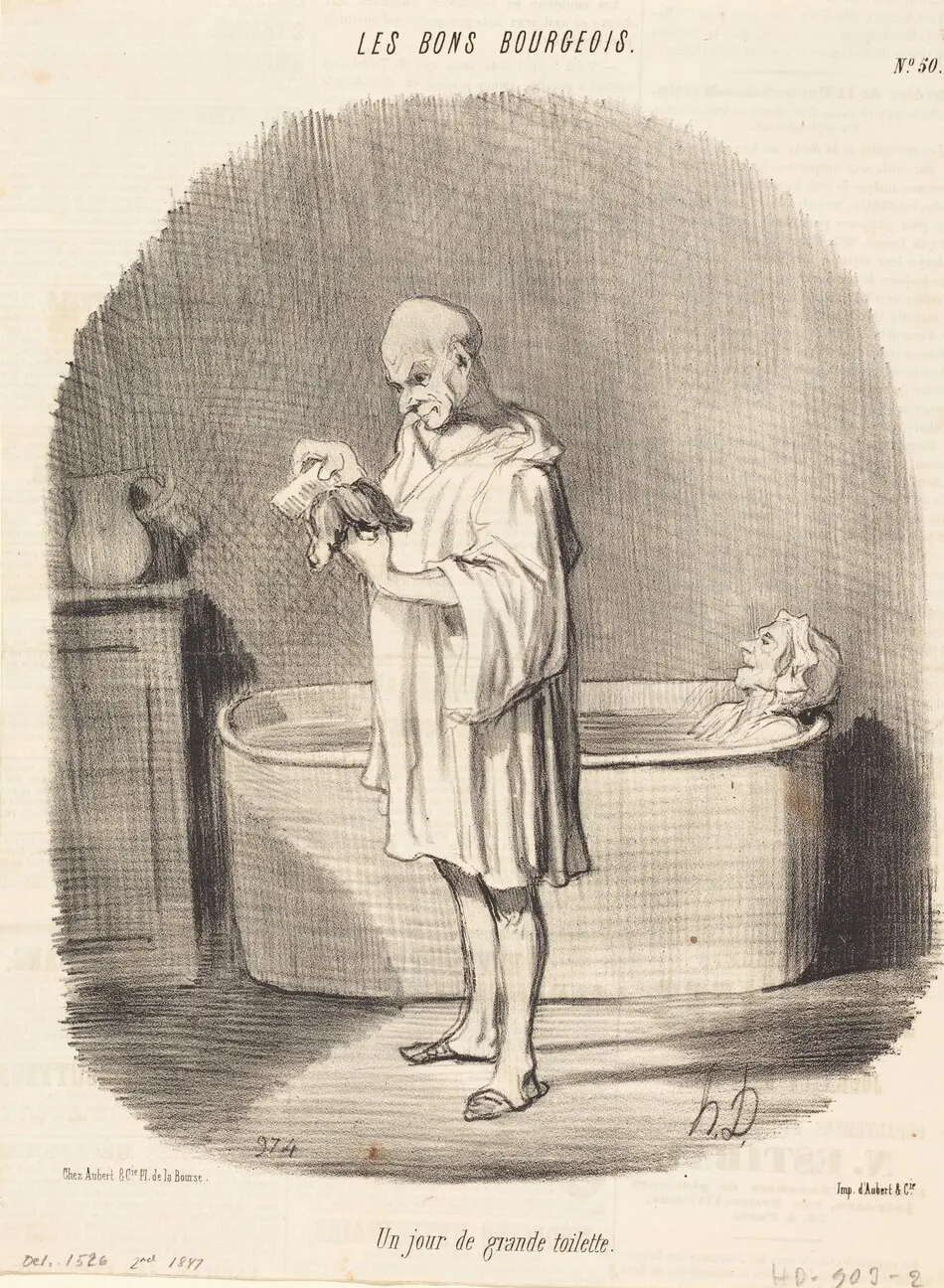 Un Jour de grande toilette by Daumier, Honoré