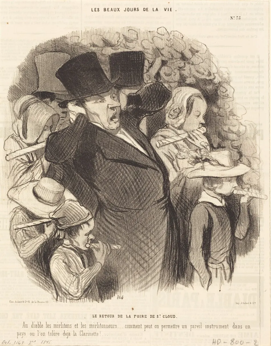 Le Retour de la foire de Saint-Cloud by Honoré Daumier
