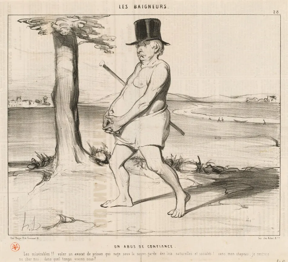 Un Abus de confiance by Daumier, Honoré