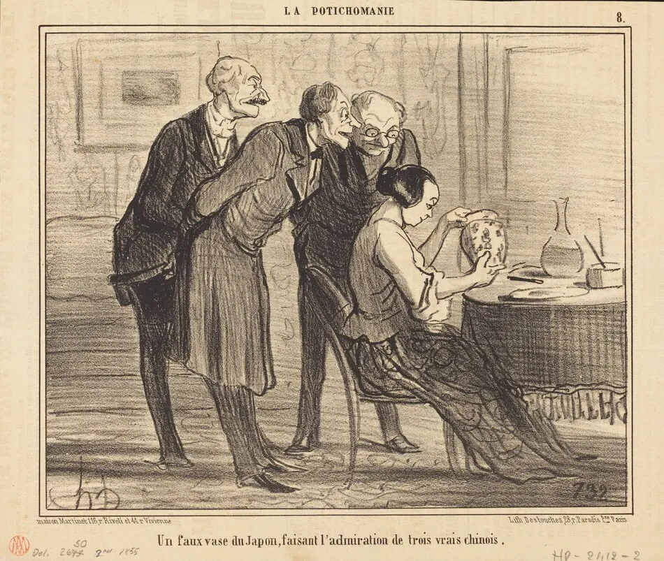 Un Faux vase du Japon faisant... by Daumier, Honoré