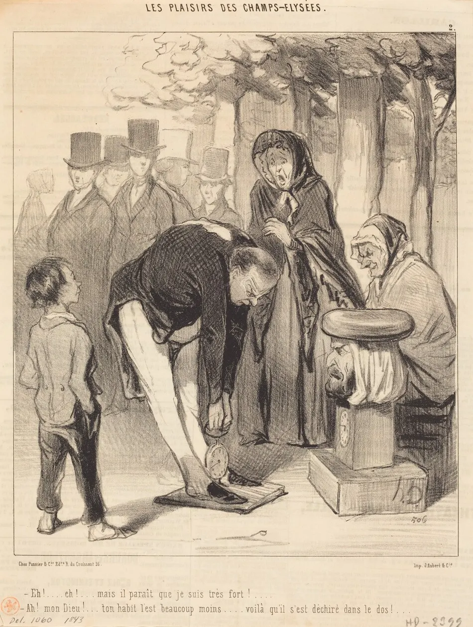 Eh!... Eh!... mais il parait que... by Honoré Daumier