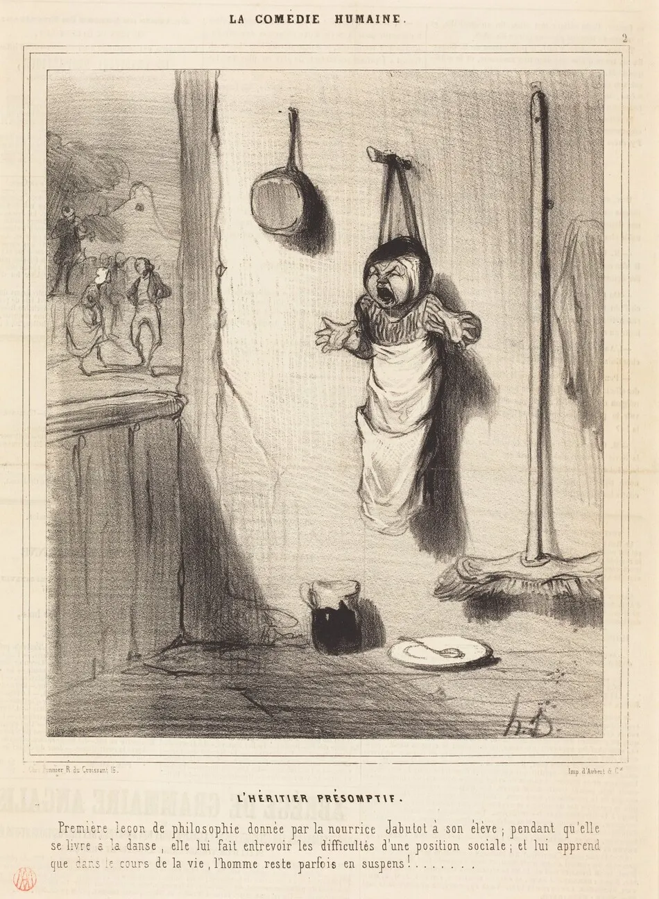 L'Héritier présomptif by Honoré Daumier