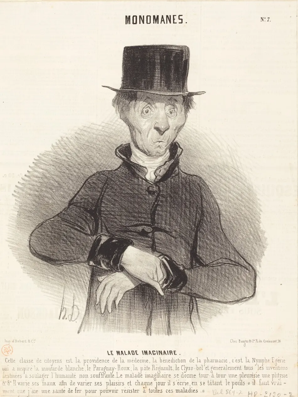 Le Malade imaginaire by Honoré Daumier