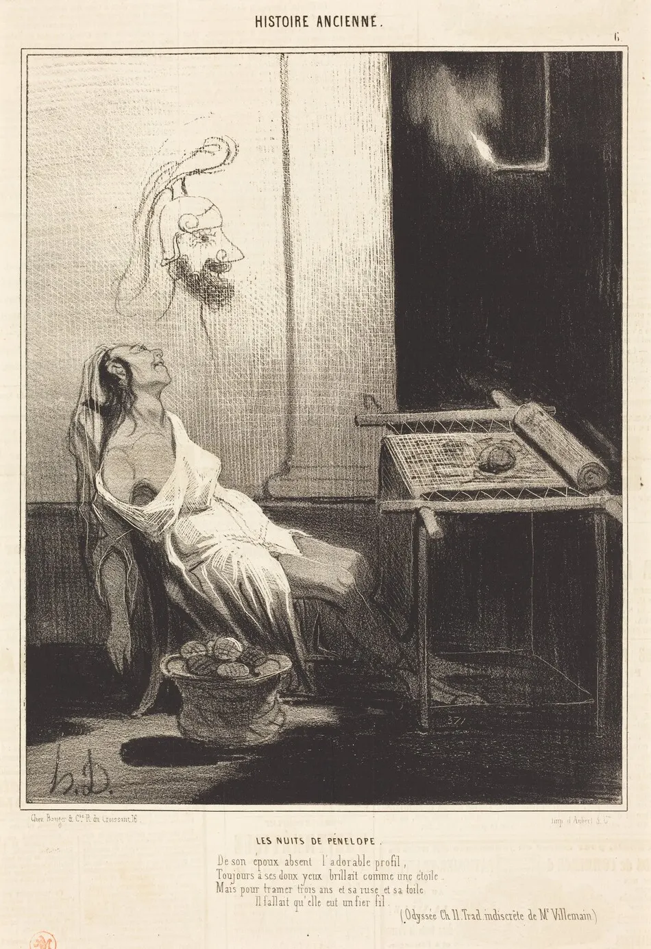 Les Nuits de Pénélope by Honoré Daumier