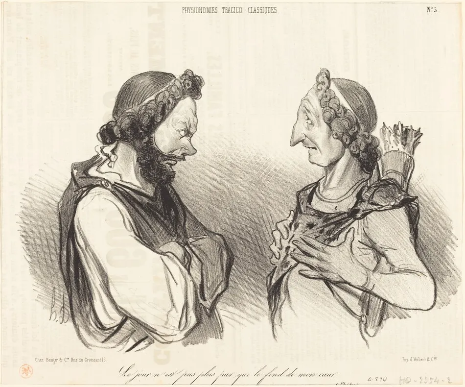Le Jour n'est pas plus pur... by Honoré Daumier