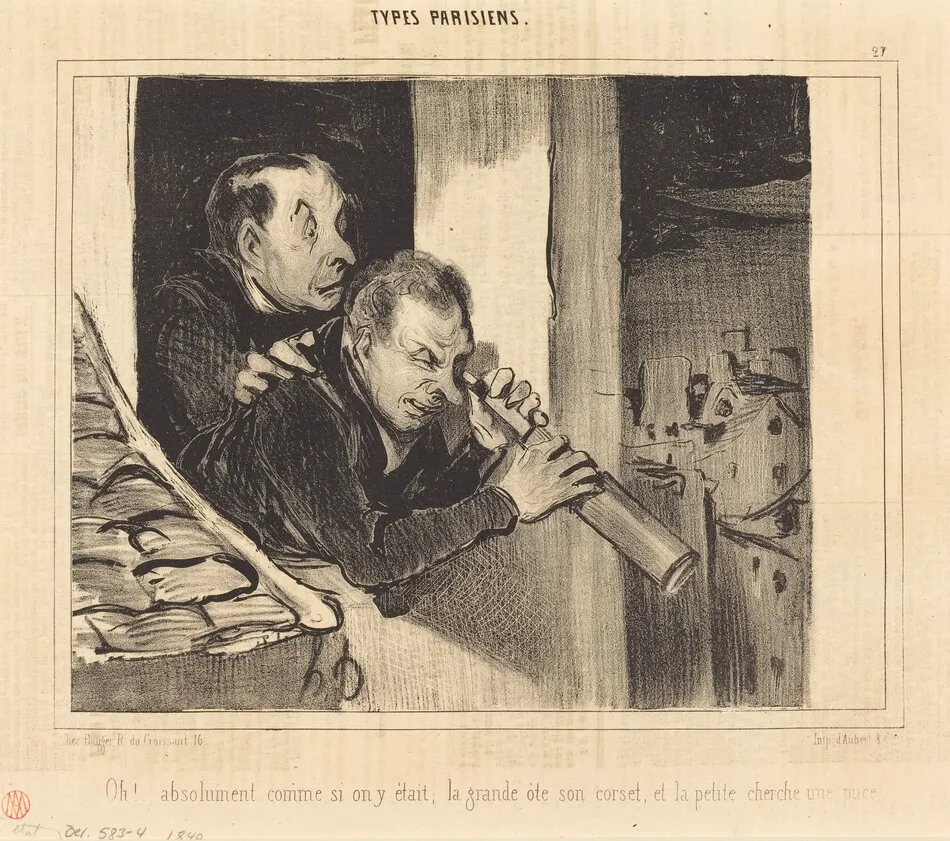 Oh!... absolument comme si on y était; la grande... by Honoré Daumier