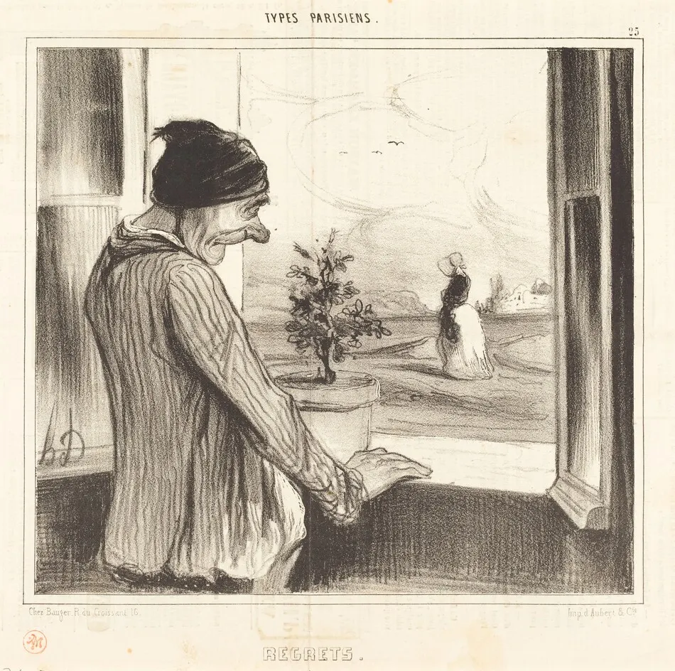 Regrets by Daumier, Honoré