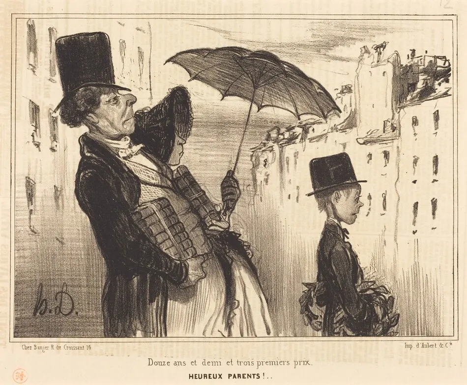 Douze ans et demi et trois premiers prix by Honoré Daumier