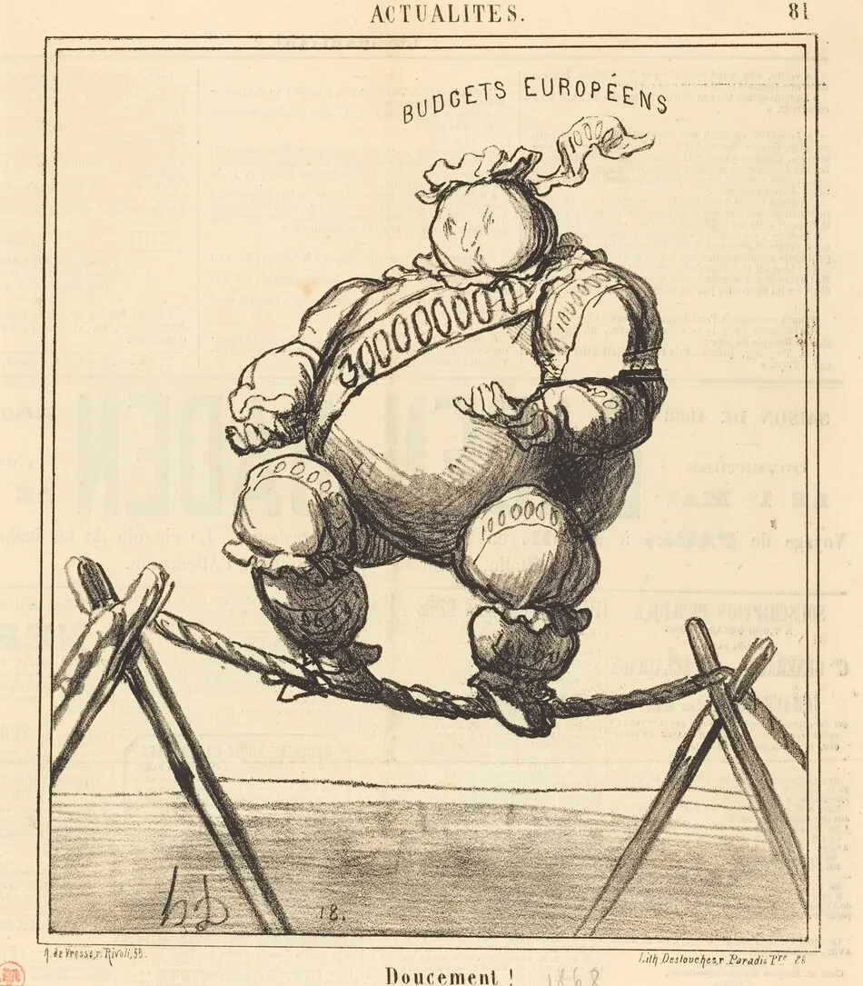 Doucement! by Honoré Daumier