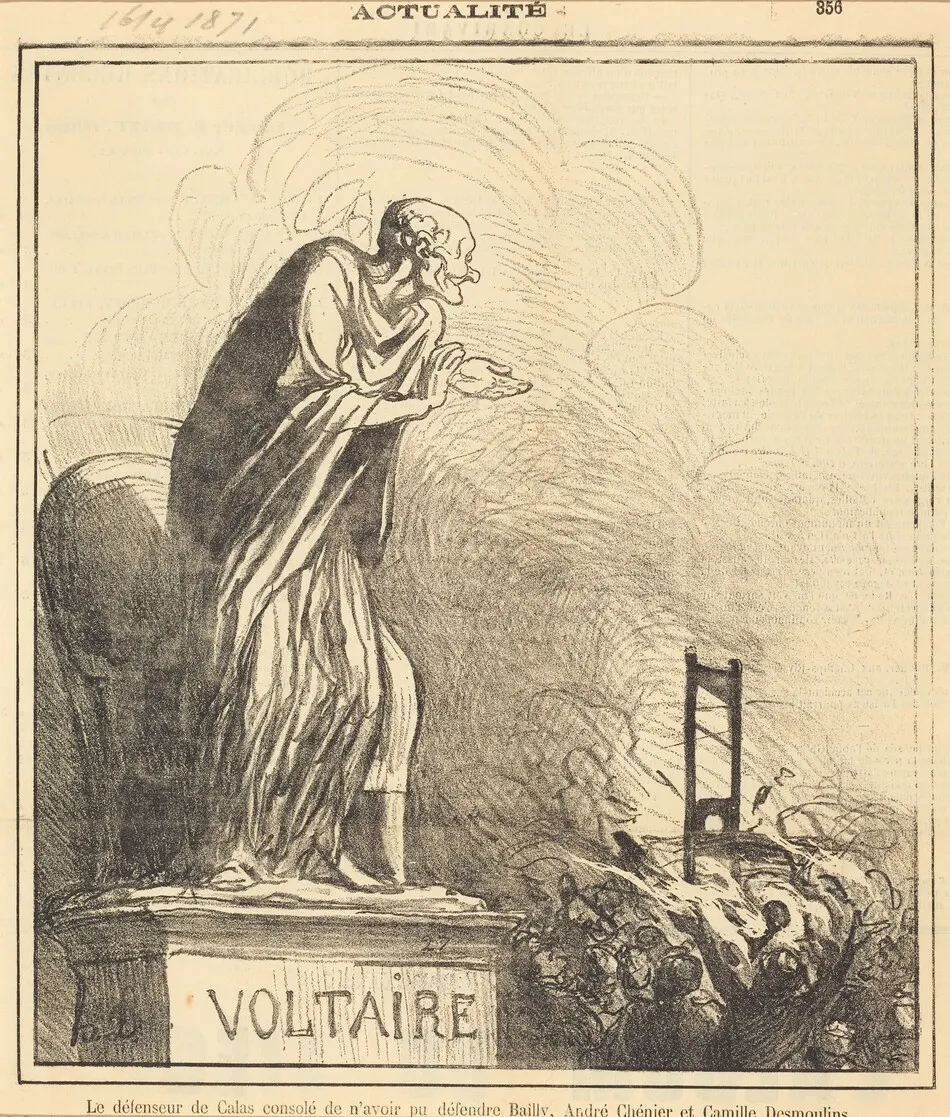 Le défenseur de Calas consolé... by Honoré Daumier