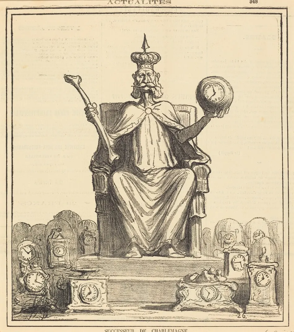 Successeur de Charlemagne by Daumier, Honoré