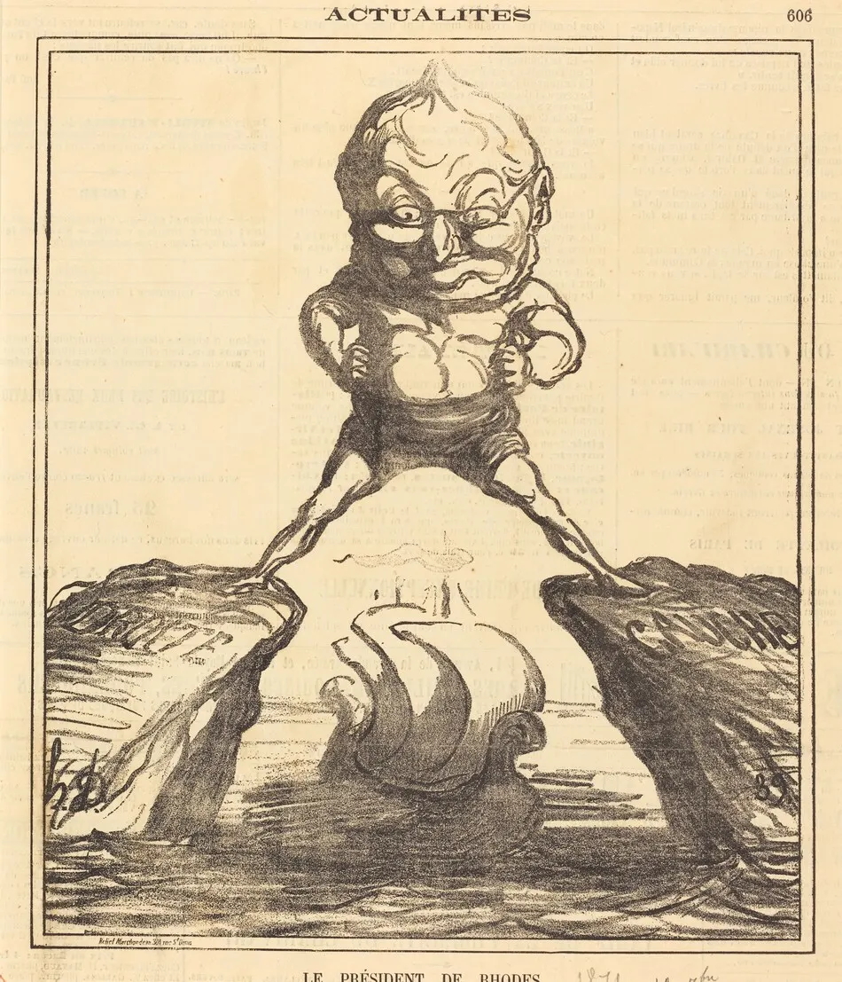 Le Président de Rhodes by Honoré Daumier