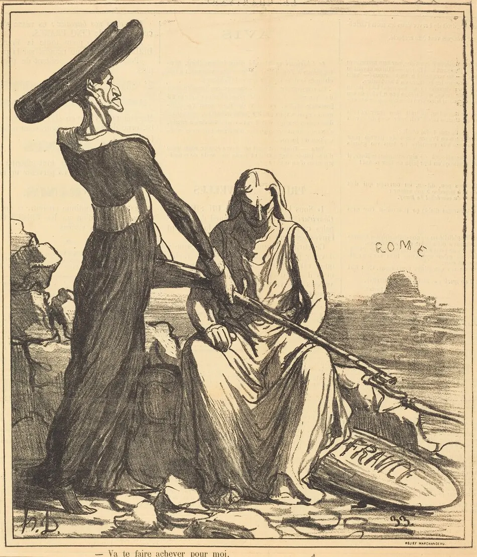 Va te faire achever pour moi by Daumier, Honoré