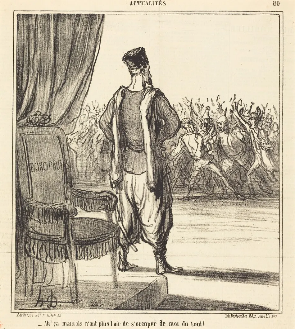 Ah! ça... ils n'ont plus l'air de s'occuper de moi by Honoré Daumier