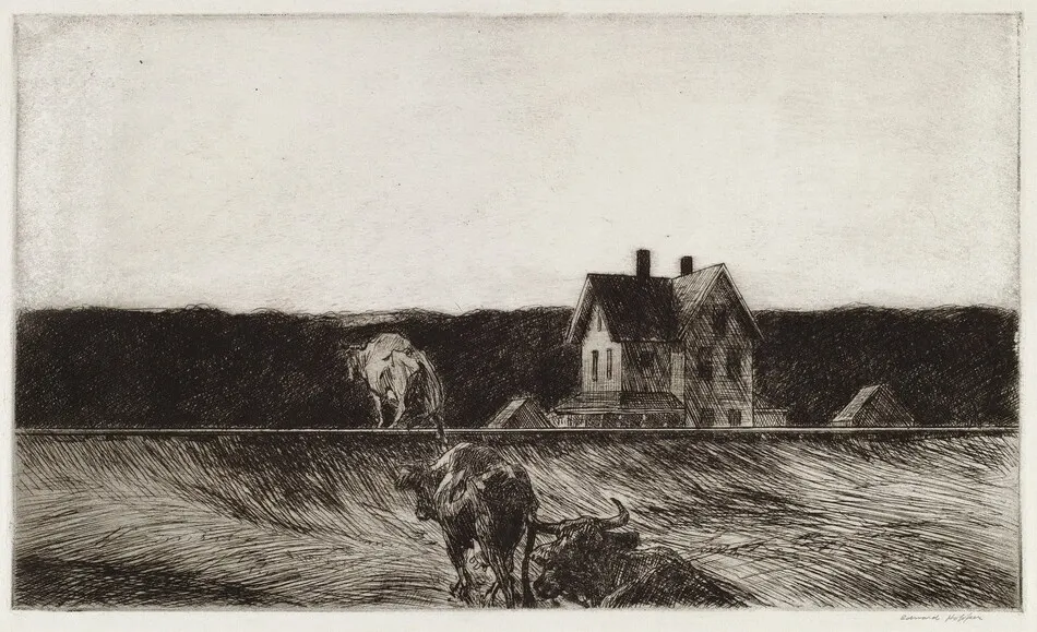 American Landscape by Edward Hopper
